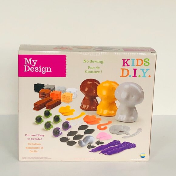 Plush Craft 3D Jungle Animals Pack My Design DIY Pop in Plush Set For Age 5+ - Picture 7 of 11